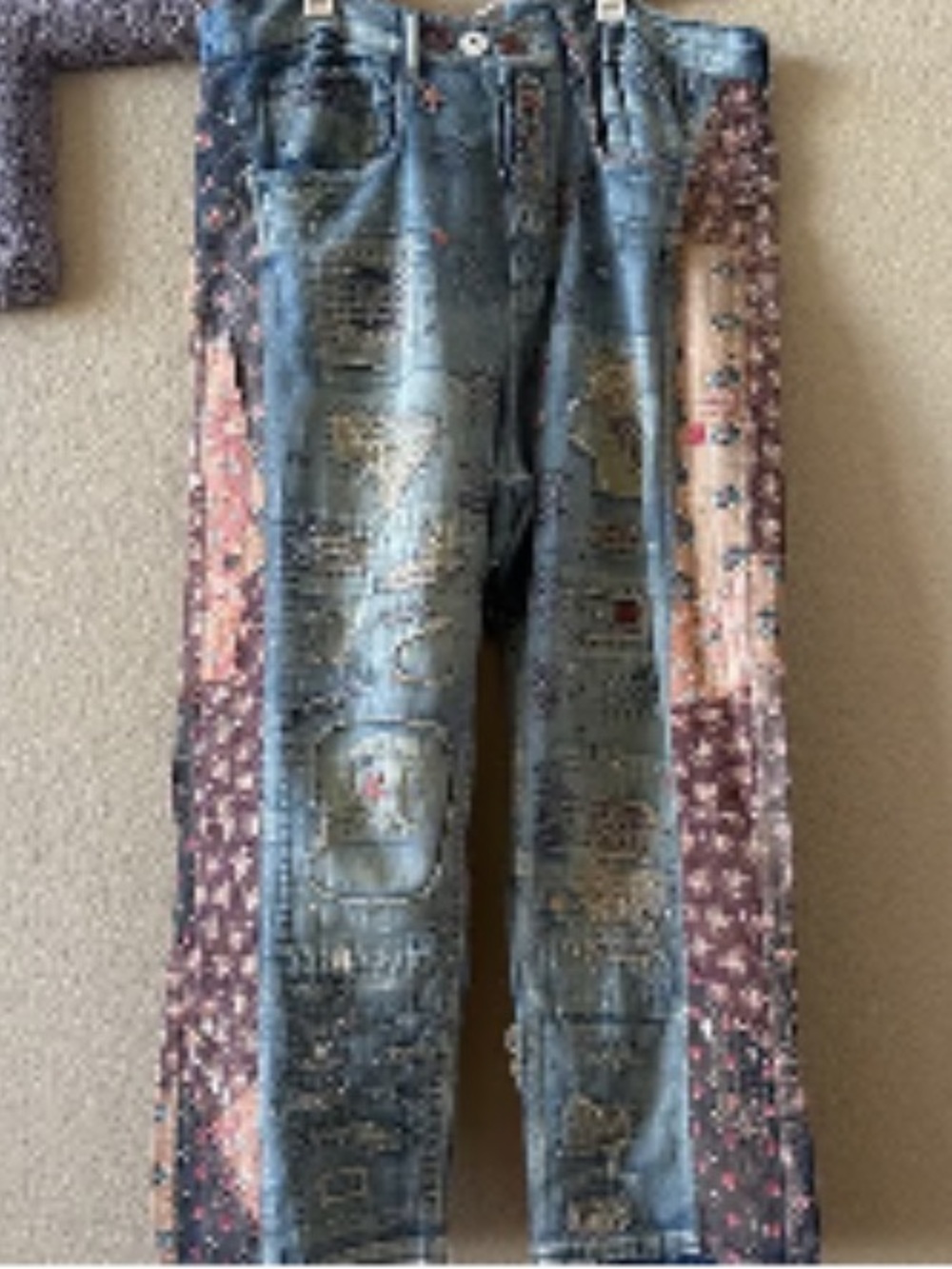 Magnolia Pearl Patchwork Denim with Kantha Side Panels